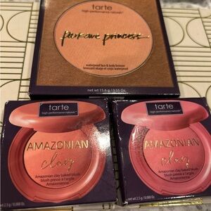 Tarte Amazonian Clay Blush Trio - Bronze, Coral, and Rose